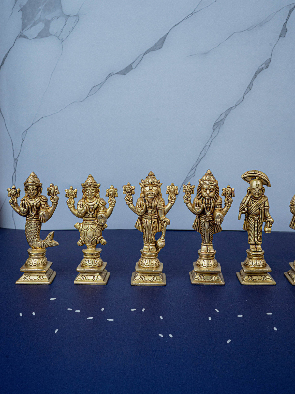 Brass Dasavatharam Idols - 5 inch - WL5427