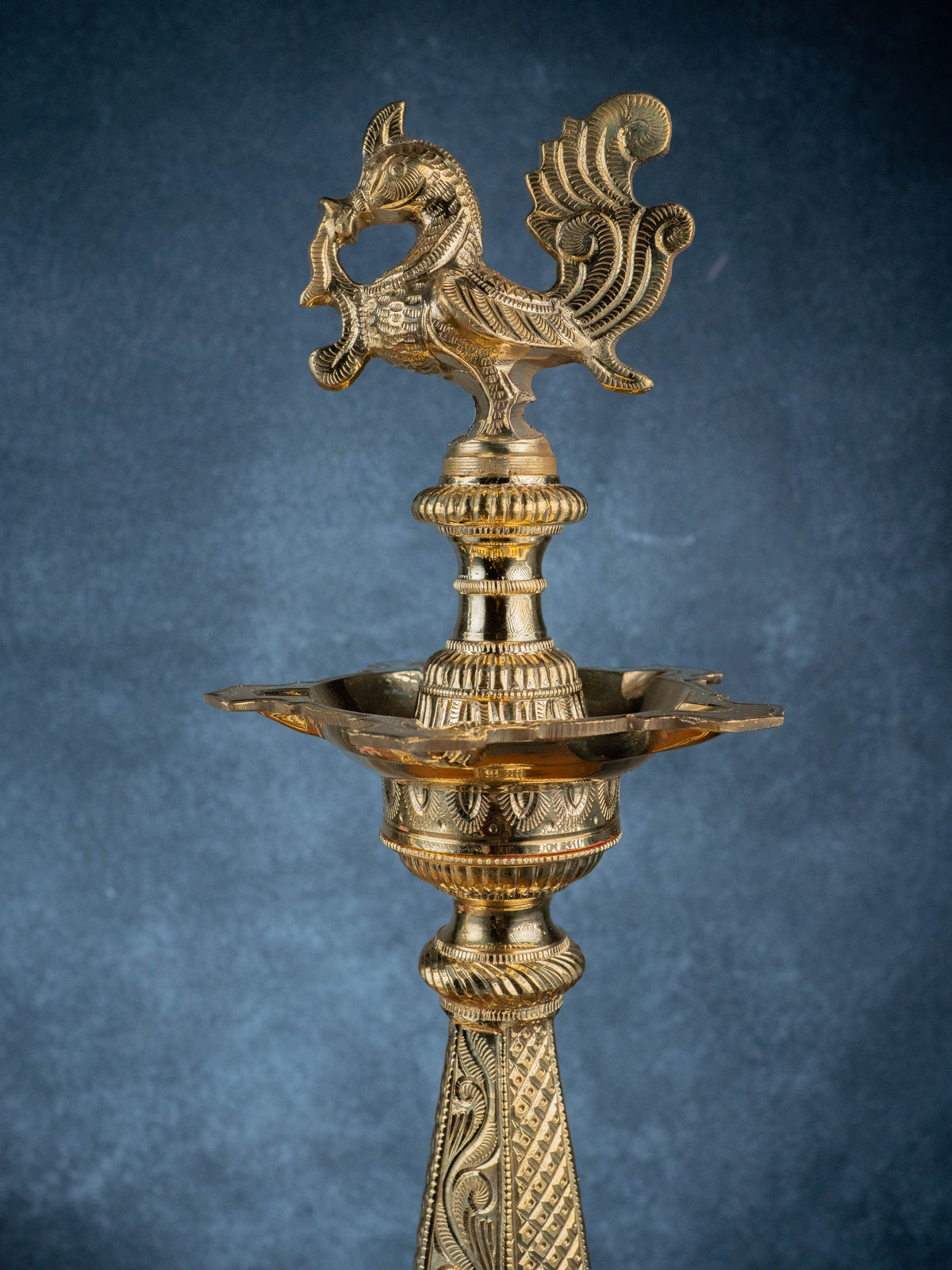 Brass Annapakshi Kuthu Vilakku - 27 Inch - WL5435