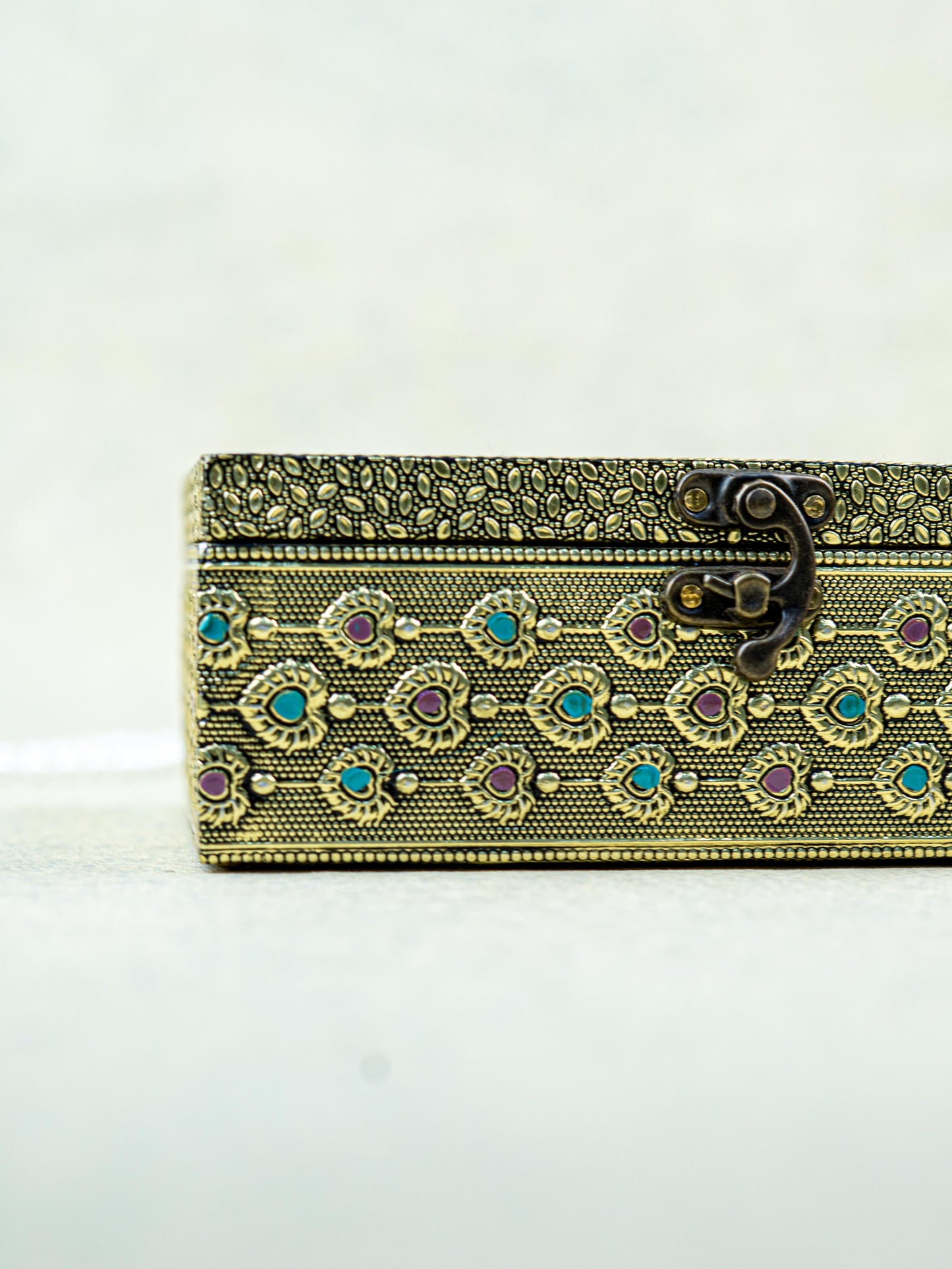 Jewel Box with Elephant Design - 7x5 inch - WL5510