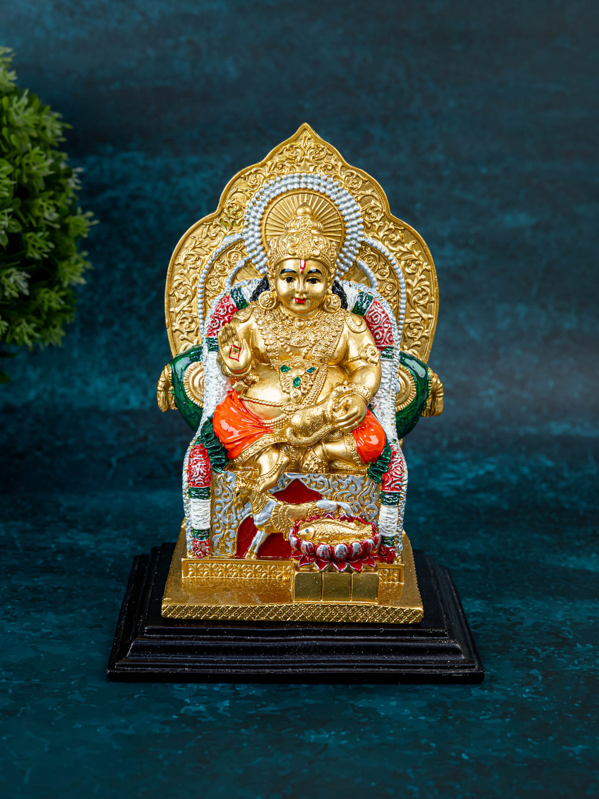 Polystone Kubera Idol - 7 inch - WL5526