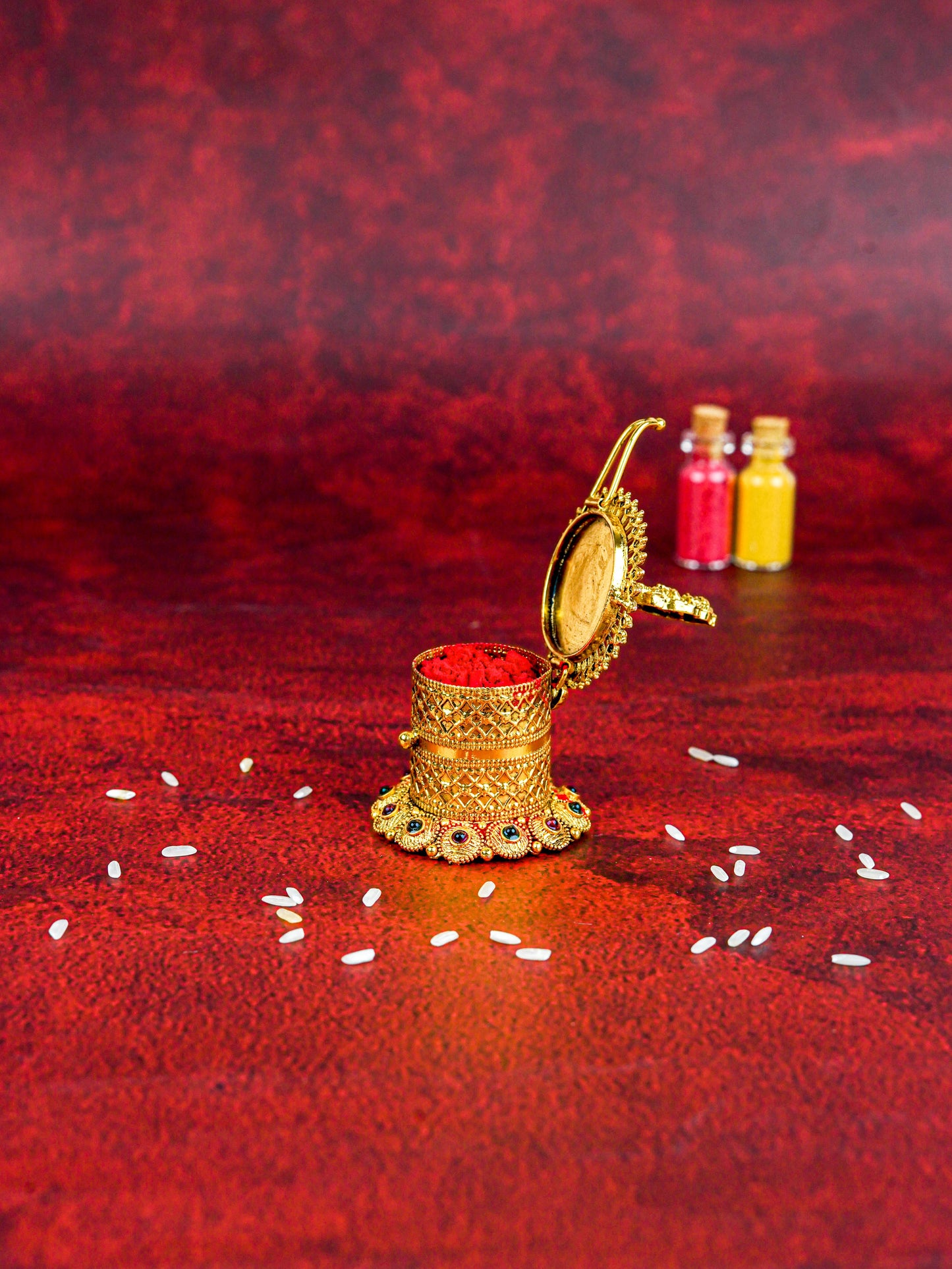 Designer Lakshmi Kumkum Holder - WL5604