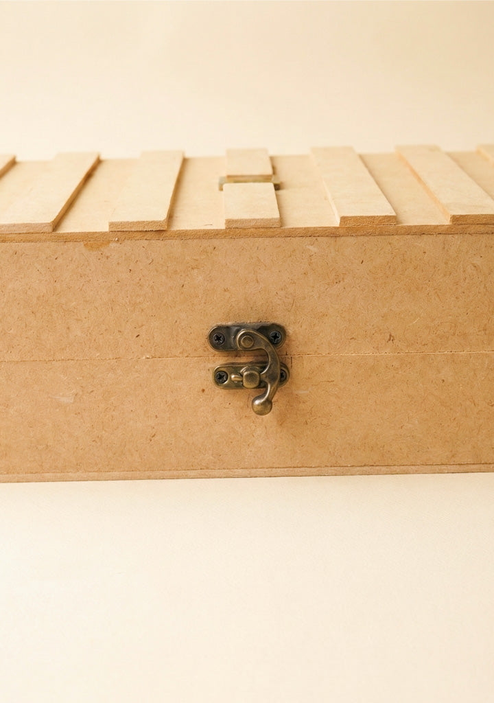 Wooden Box - Tray with Set of 4 Glass - WL5705