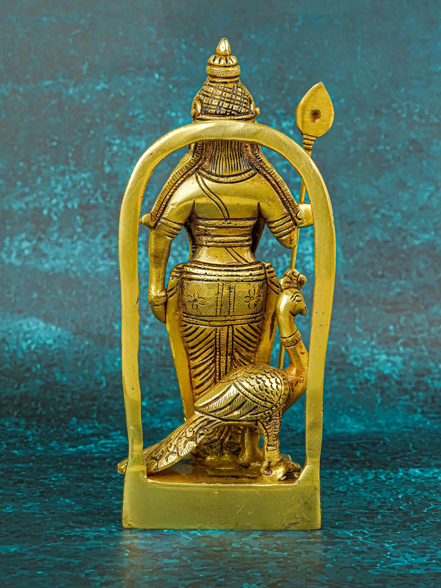 Brass Murugan Idol - 9 inch - WL5721