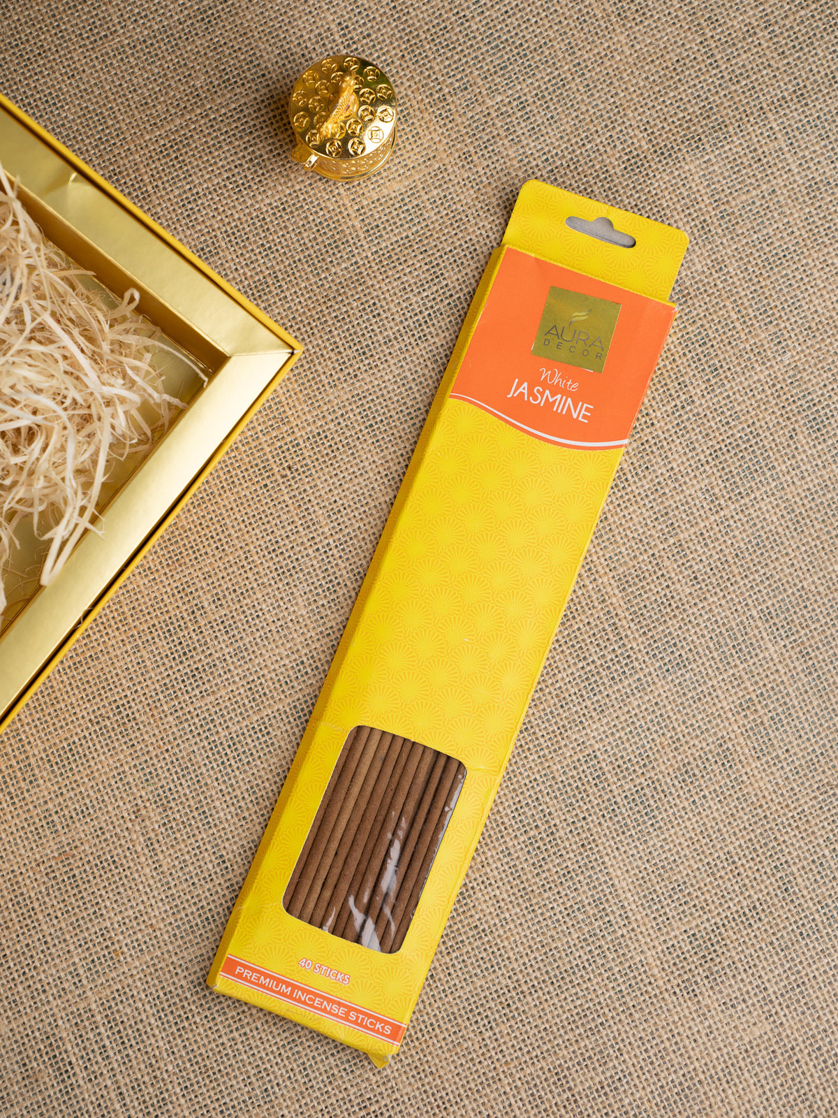 Gift Hamper - String Bag with Murugan, Incense Stick and Kumkum Holder - WMH0003