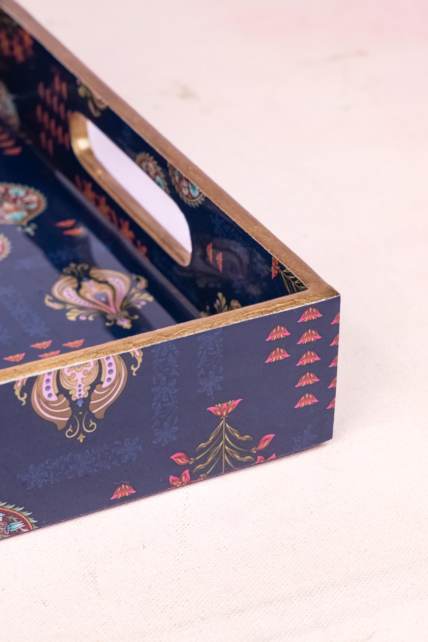 Digital Printed Floral Tray - 14x10 inch - WL5225