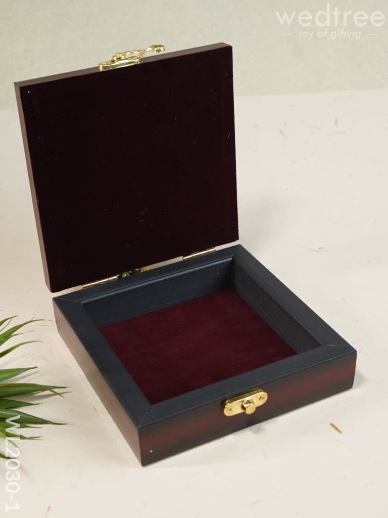Acrylic Reverse Picture Jewelry Box - Elephant - WL2030-1