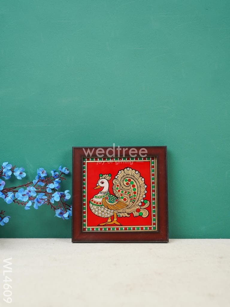 Annapakshi Reverse Glass Painting Frame - 4x4 inch - WL4609
