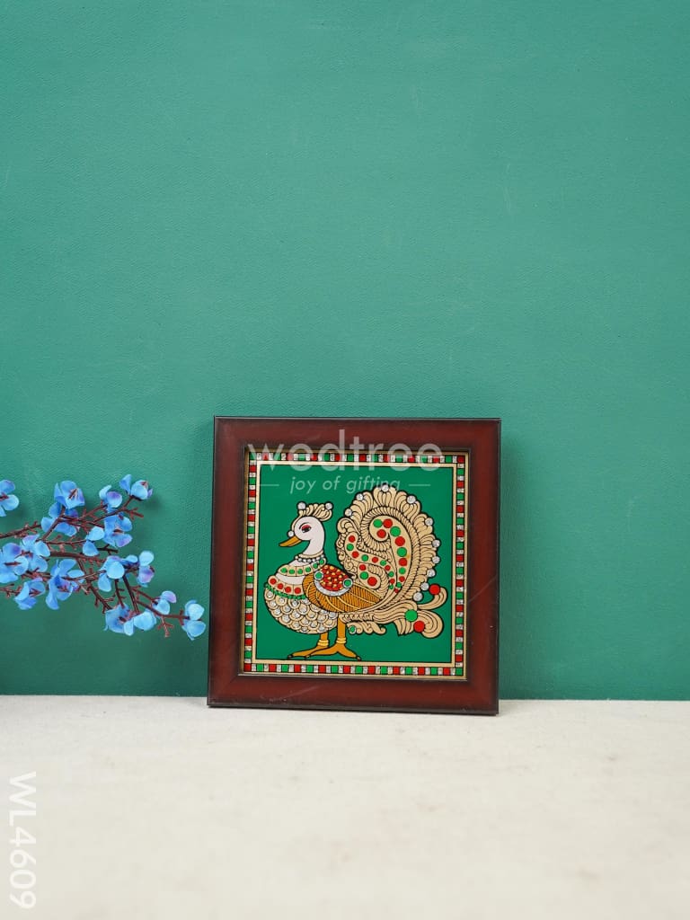 Annapakshi Reverse Glass Painting Frame - 4x4 inch - WL4609