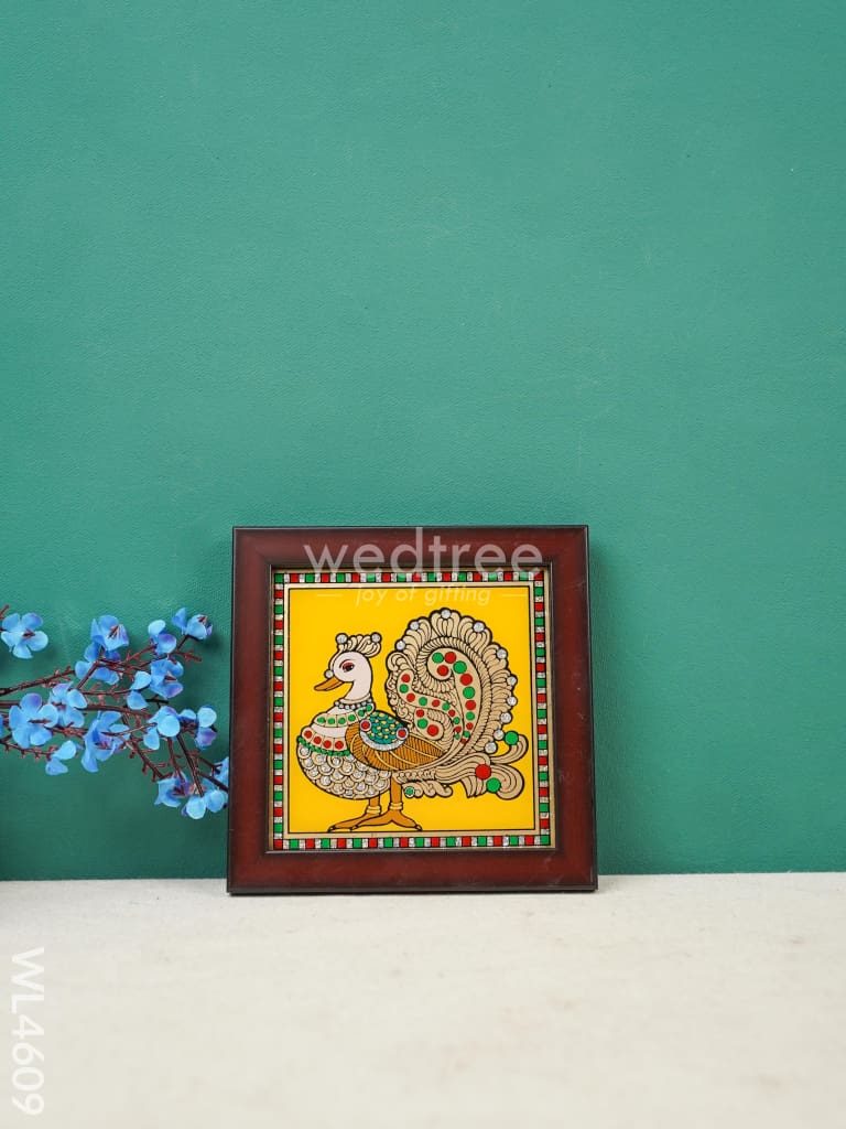 Annapakshi Reverse Glass Painting Frame - 4x4 inch - WL4609