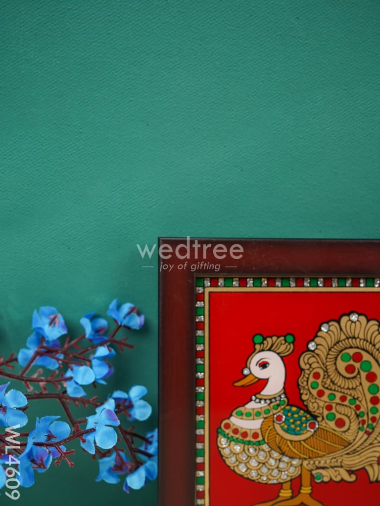 Annapakshi Reverse Glass Painting Frame - 4x4 inch - WL4609