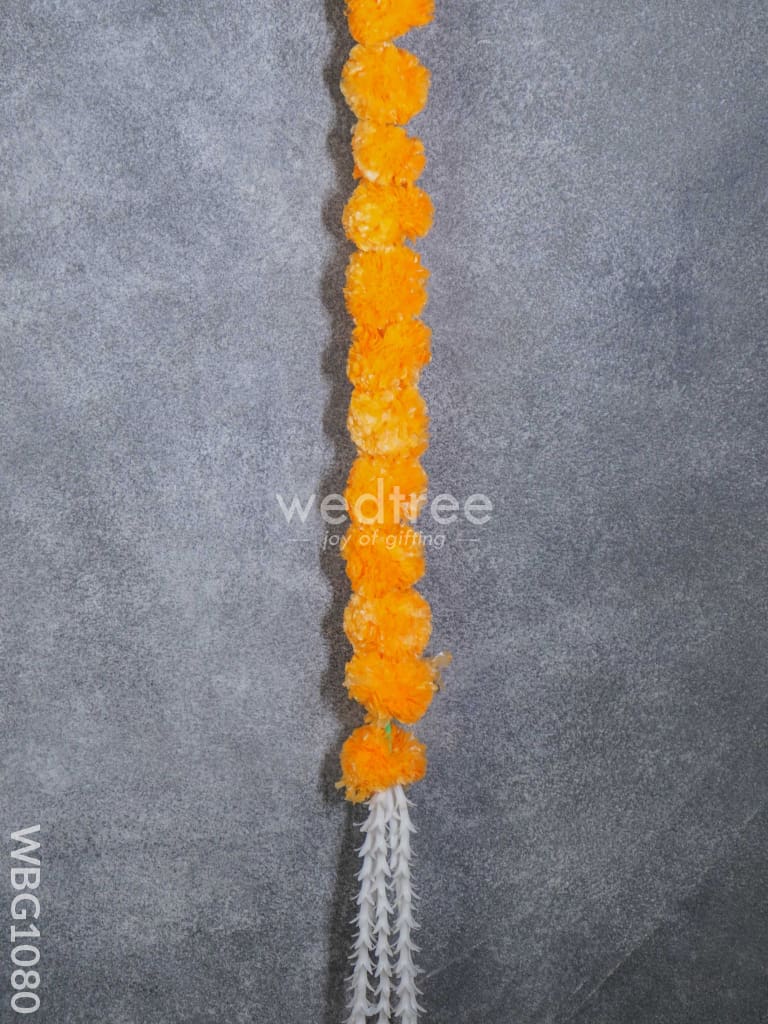 Artificial Yellow Marigold Garland Thoran - Set of 2- WBG1080