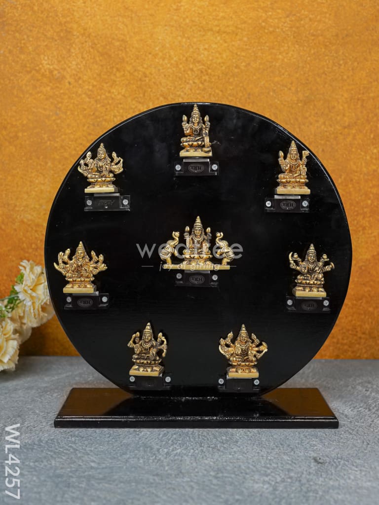 Ashtalakshmi In Round Frame - WL4257