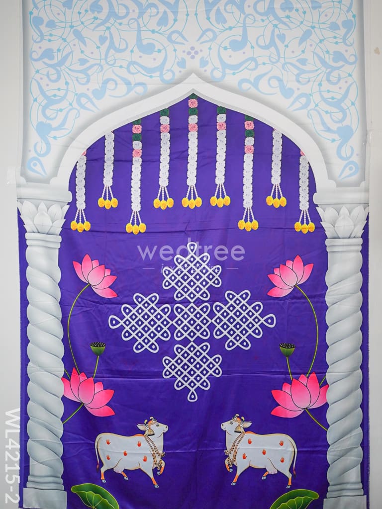 Back Drop Pichwai Design - WL4215