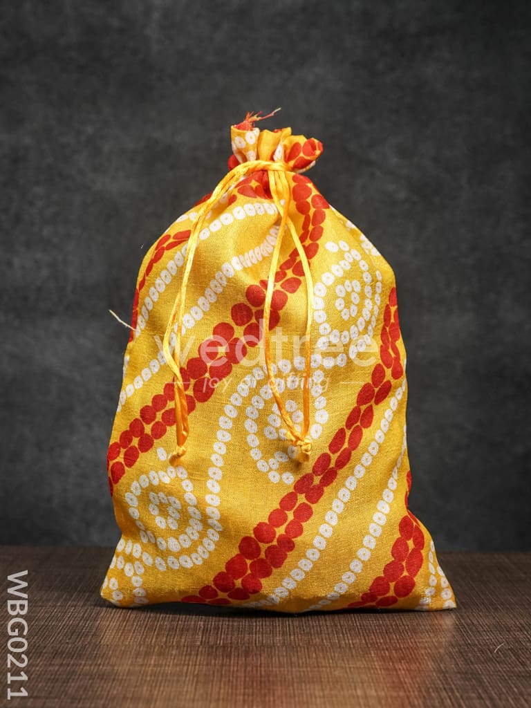 Bandhani String Bag - 8 x 11 Inches - WBG0211