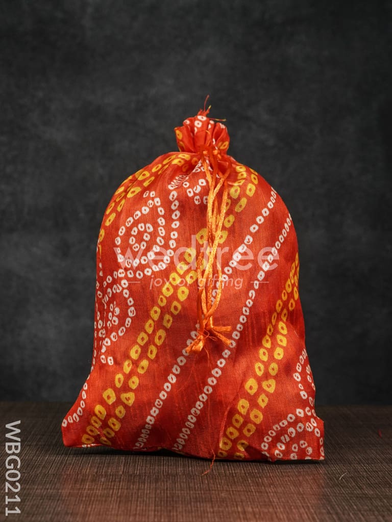 Bandhani String Bag - 8 x 11 Inches - WBG0211