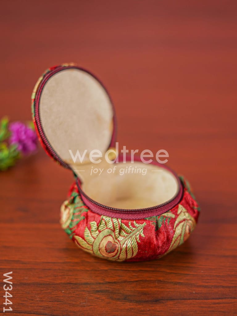 Bangle Box Peacock Feather Design - W3441
