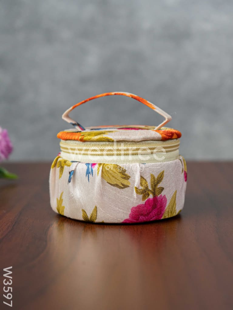 Bangle Box with Floral Design - W3597