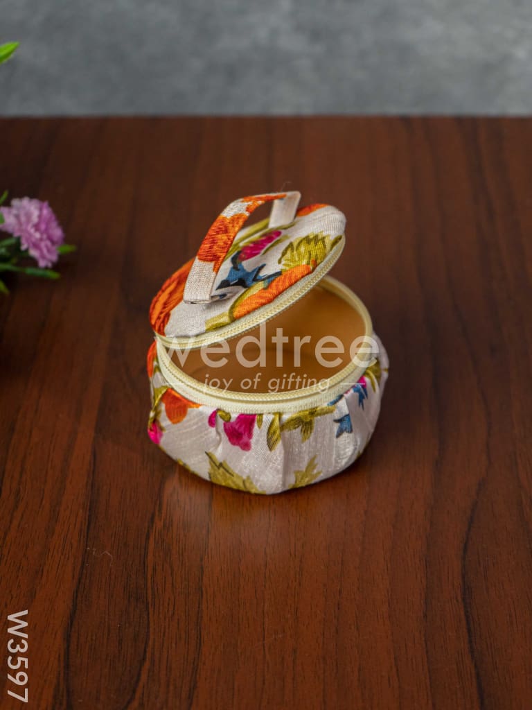 Bangle Box with Floral Design - W3597