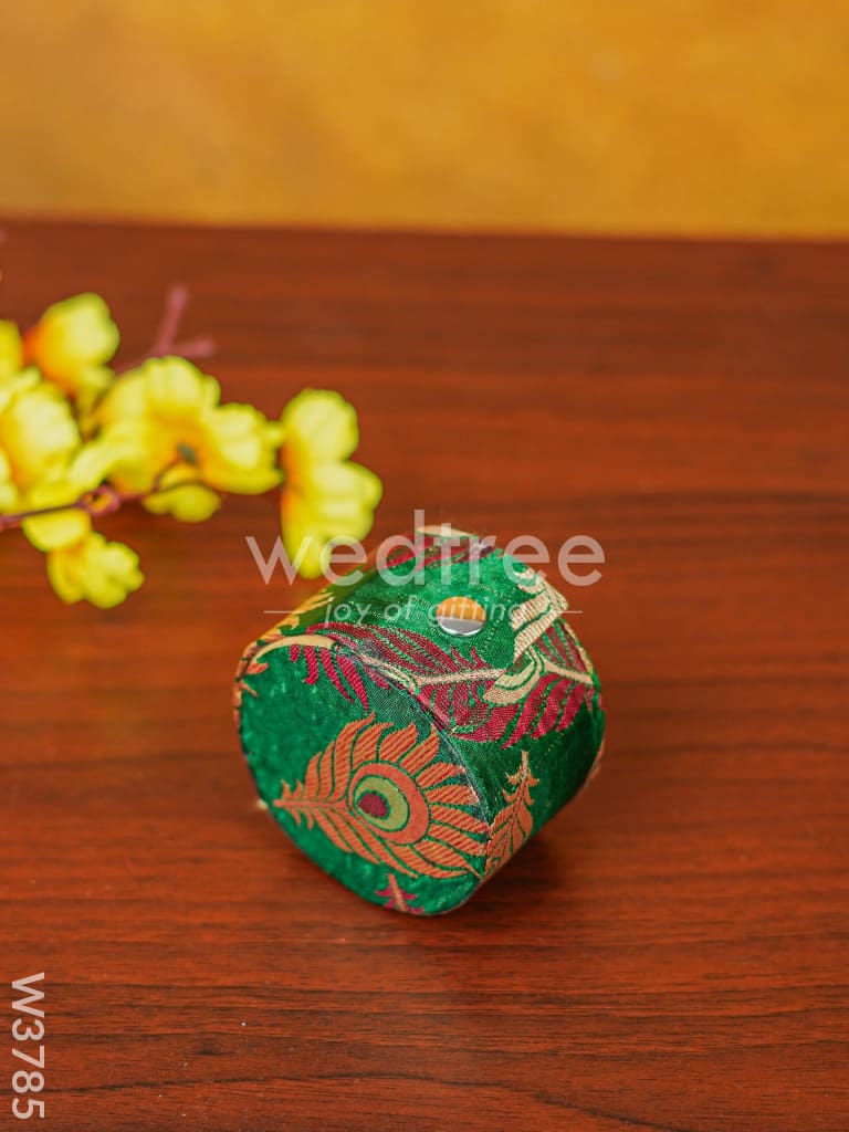 Bangle Holder With Peacock Feather Design Mini - W3785
