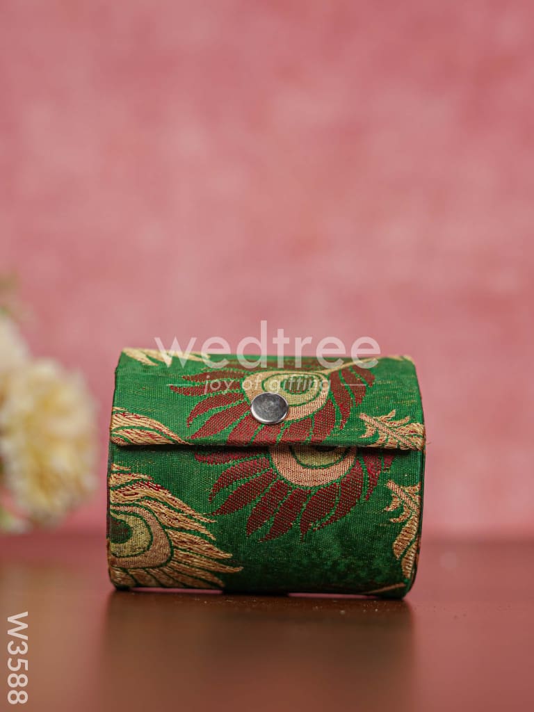 Bangle Holder with Peacock Feather Design - W3588