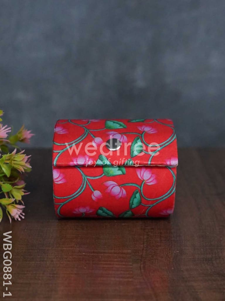 Bangle Holder with pichwai prints - 4 inch - WBG0881-1
