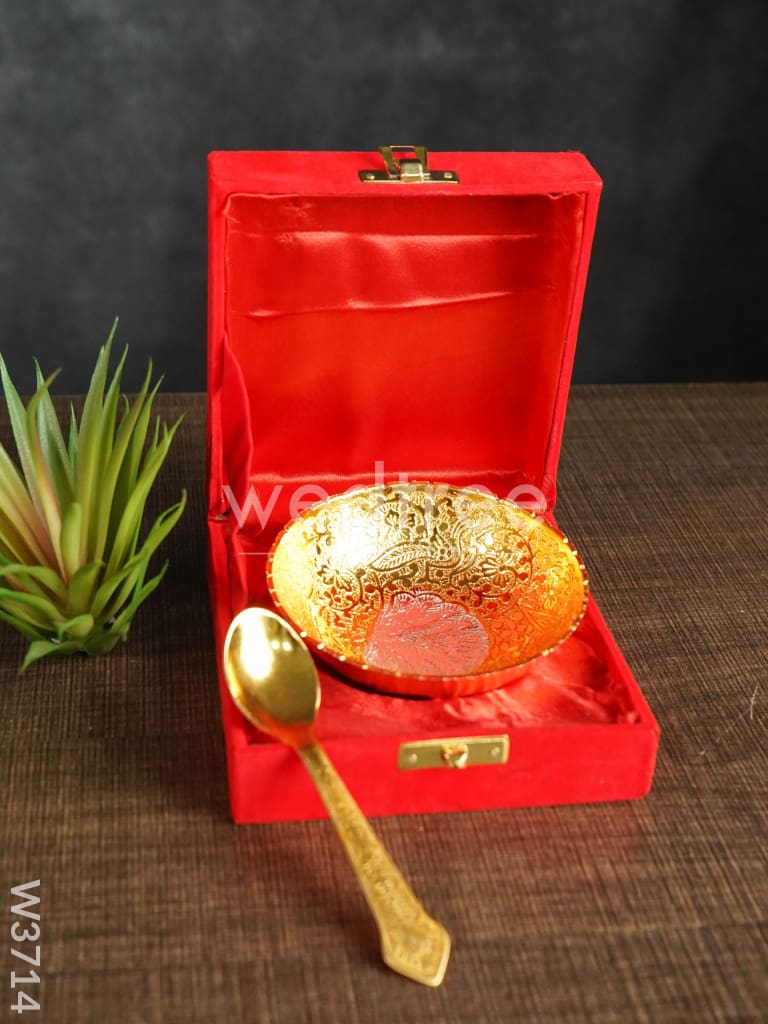 Bowl with Spoon - W3714