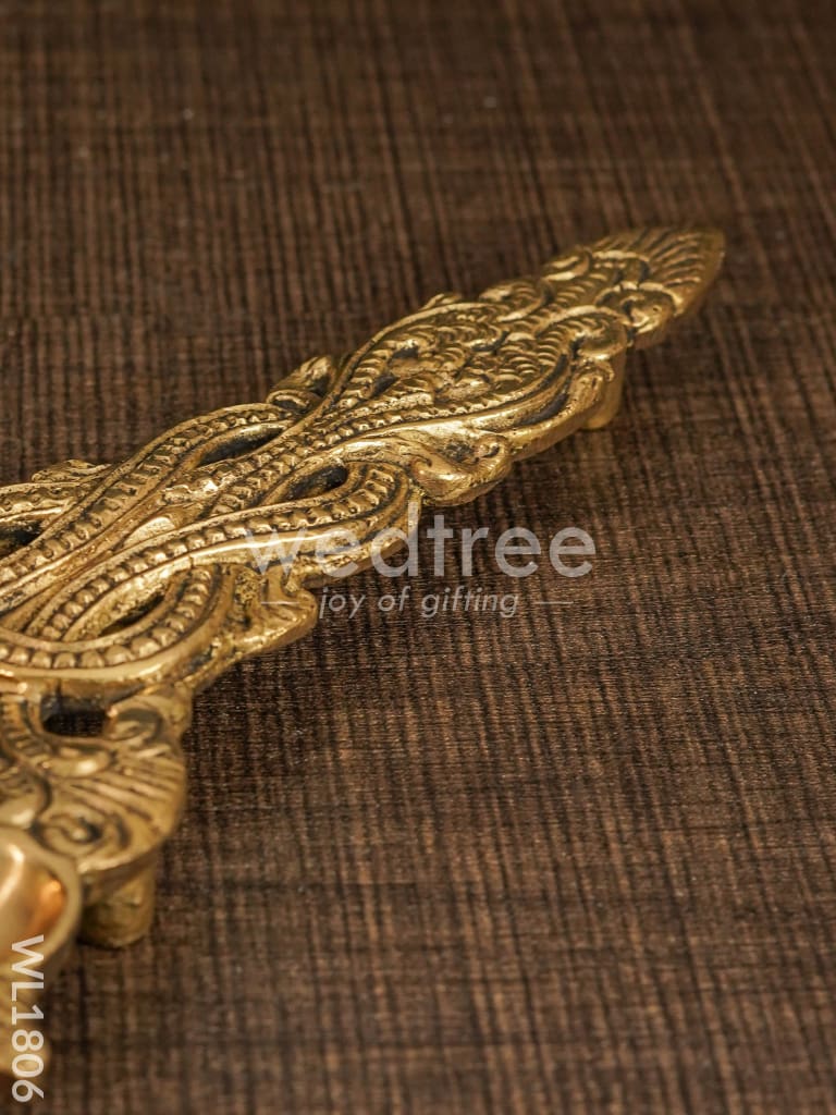 Brass Aarti Diya - 7 inches - WL1806