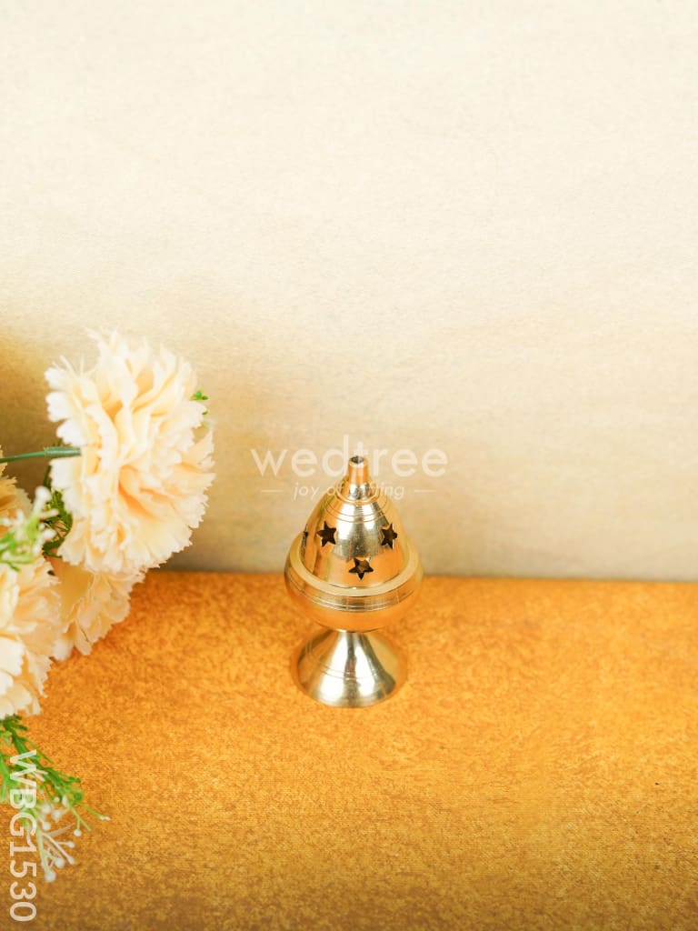 Brass Akhand Diya - 4 inch - WBG1530