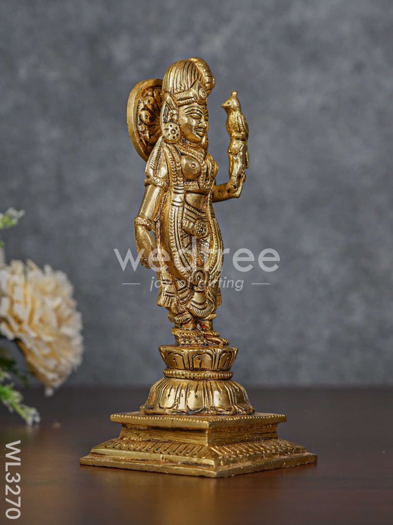 Brass Andal Idol - Brown Antique Finish - WL3270