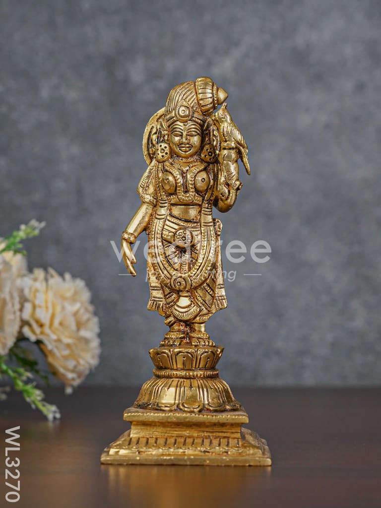 Brass Andal Idol - Brown Antique Finish - WL3270