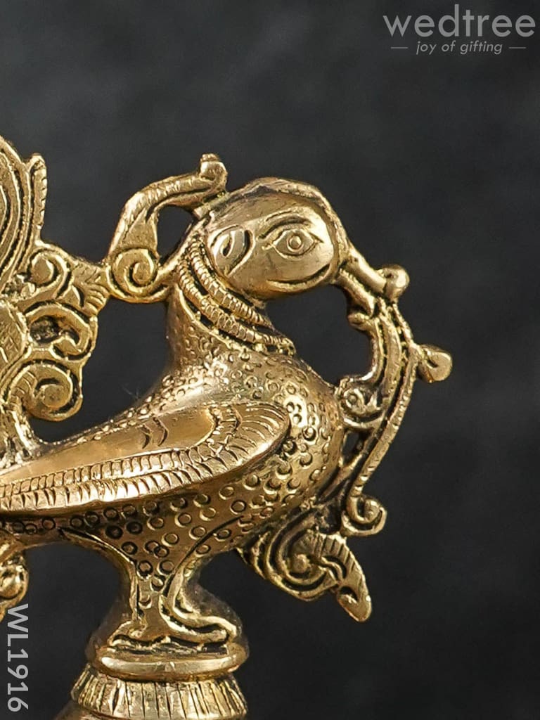 Brass Annapakshi 5 Face Diya - WL1916