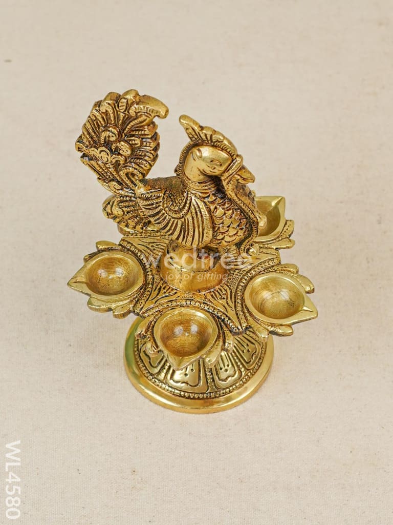Brass Annapakshi 5 Face Diya - WL4580