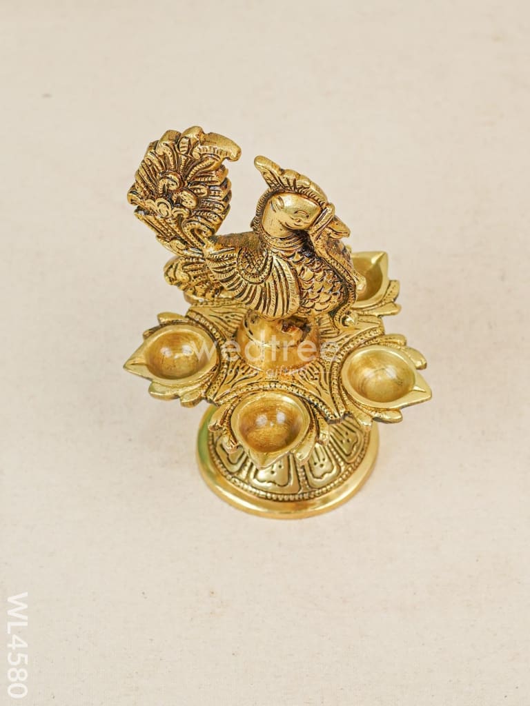 Brass Annapakshi 5 Face Diya - WL4580