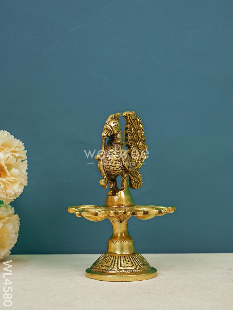 Brass Annapakshi 5 Face Diya - WL4580