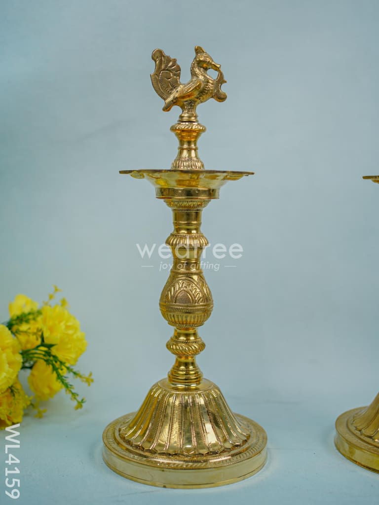 Brass Annapakshi Diya - Seven Face - WL4159