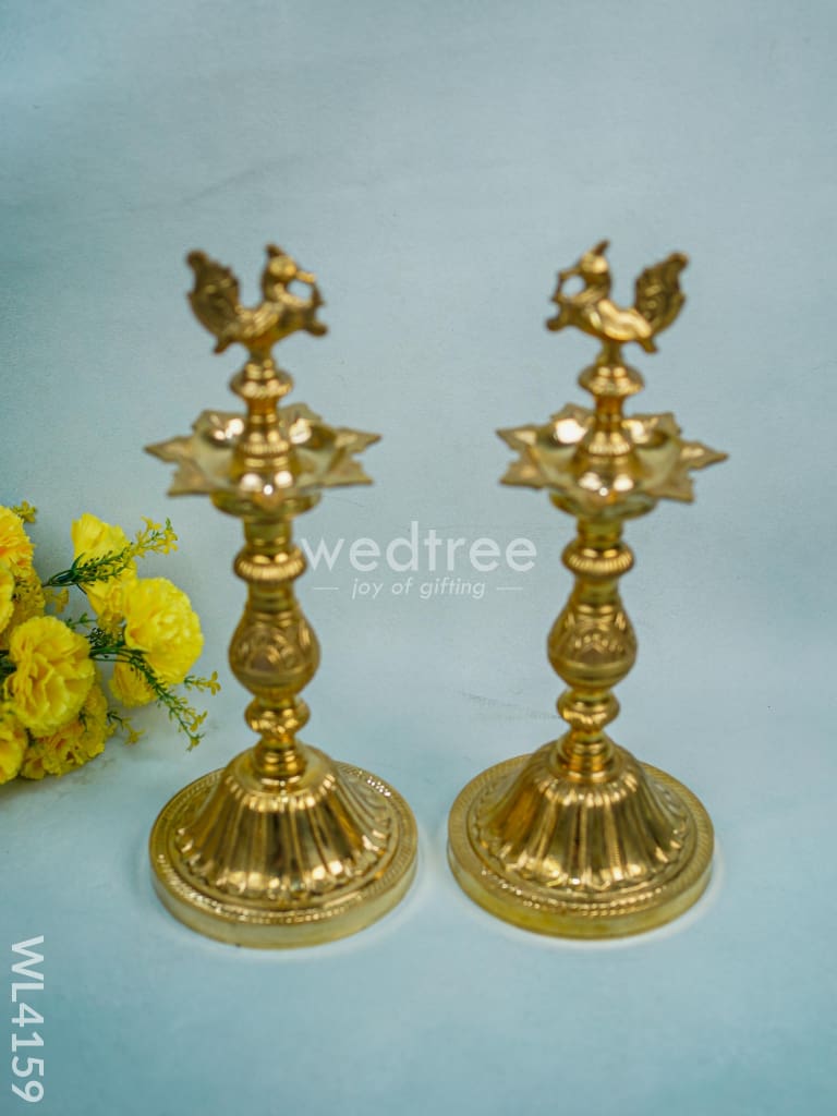 Brass Annapakshi Diya - Seven Face - WL4159