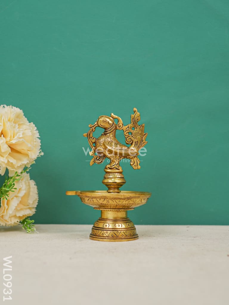 Brass Annapakshi Diya - WL0931