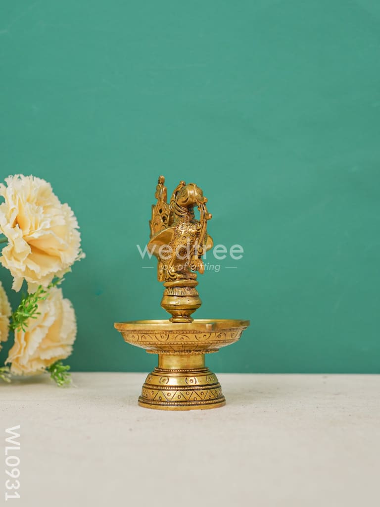 Brass Annapakshi Diya - WL0931