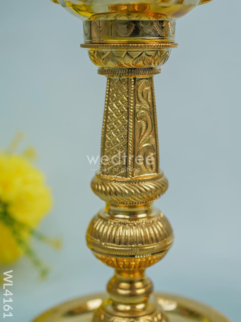 Brass Annapakshi Kuthu Vilakku (Diya) - Five Face - WL4161