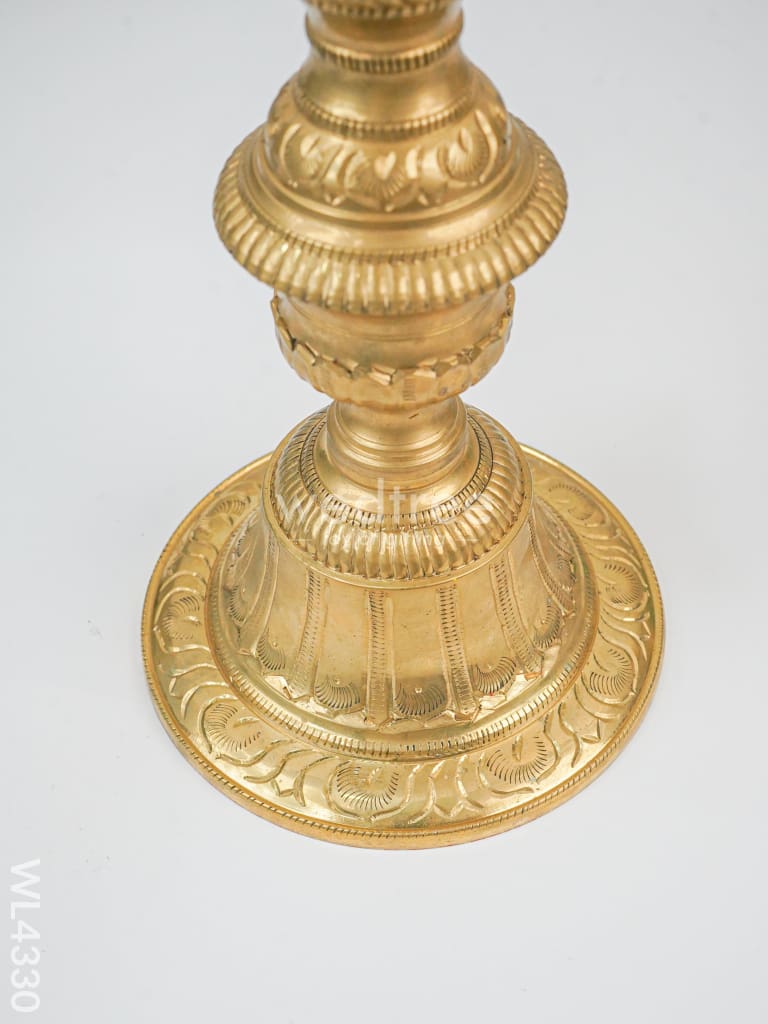 Brass Annapakshi Kuthu Vilakku Five Face Diya - WL4330
