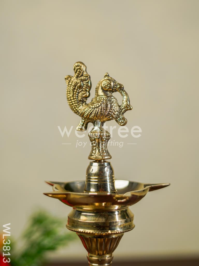 Brass Annapakshi Kuthu Vilaku - 12 inch - WL3813