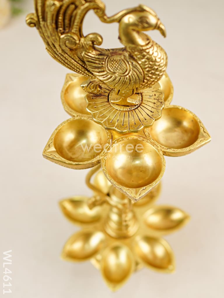 Brass Annapakshi Kuthu vilaku - WL4611