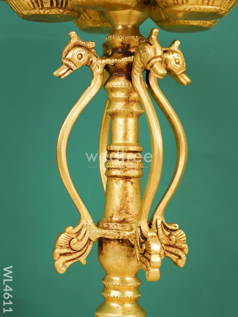 Brass Annapakshi Kuthu vilaku - WL4611