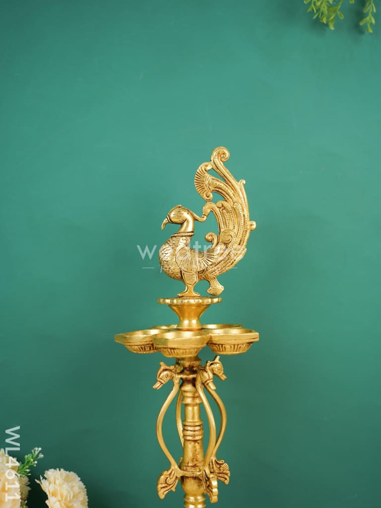 Brass Annapakshi Kuthu vilaku - WL4611
