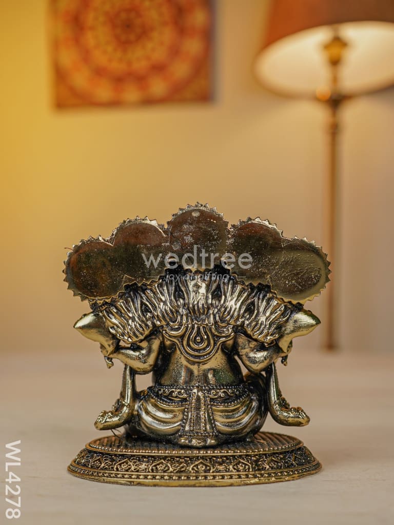 Brass Panchmukhi Ganesha - WL4278