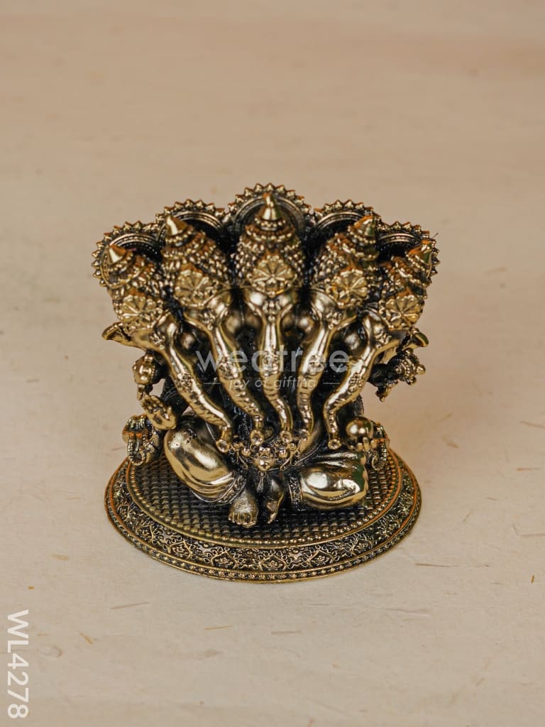 Brass Panchmukhi Ganesha - WL4278