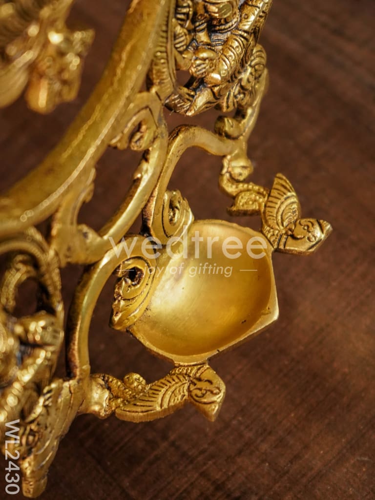 Brass Ashatalakshmi Wall Hanging - WL2430