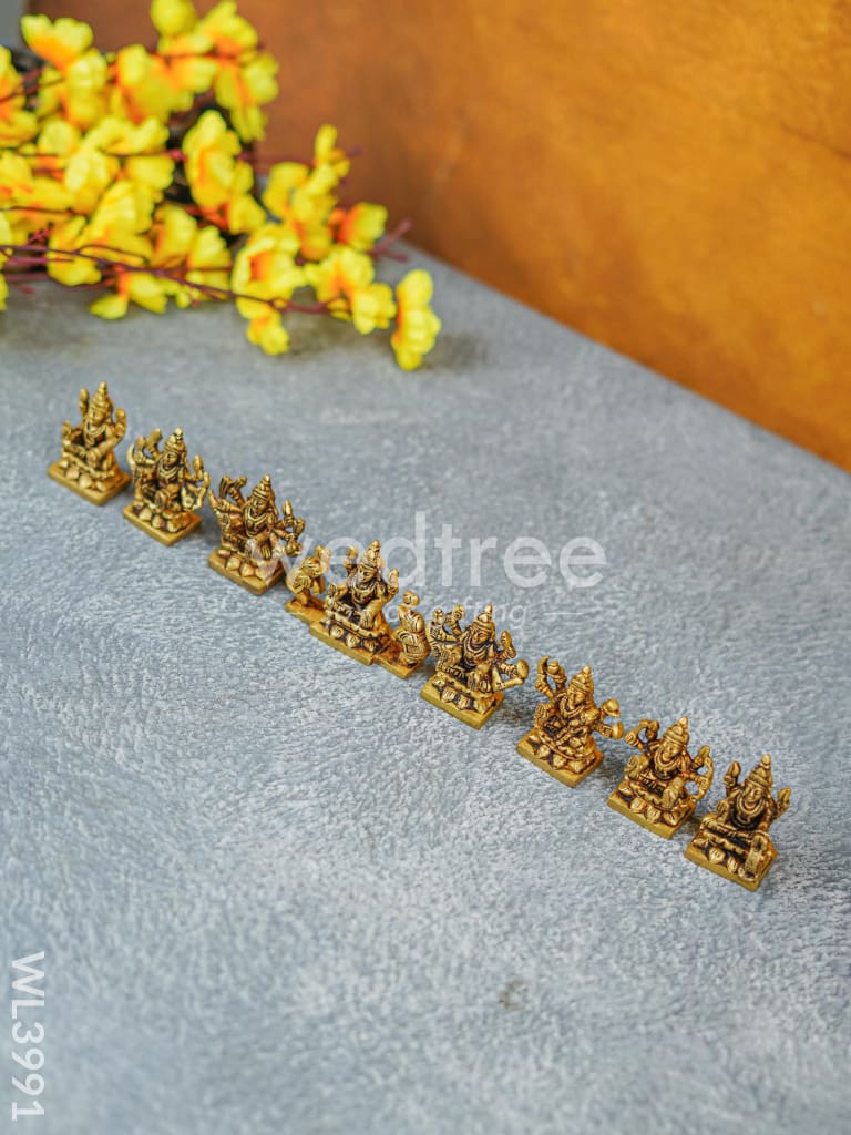 Brass Ashtalakshmi - 2.5 inch - WL3991