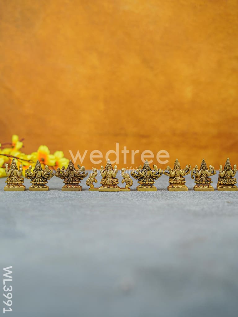 Brass Ashtalakshmi - 2.5 inch - WL3991