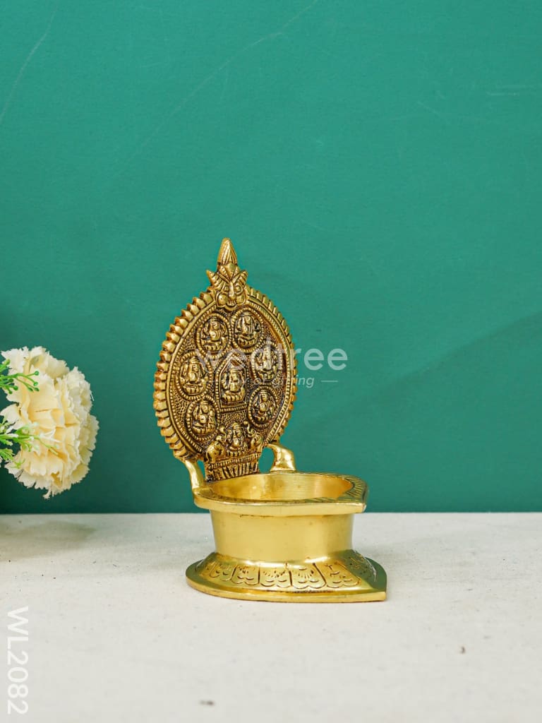 Brass Ashtalakshmi Diya - WL2082